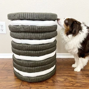 NEW Oreo Stool TikTok Side Table Brand New Viral Snack Stool Side Table - Picture 1 of 5