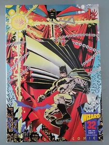 WIZARD MAGAZINE #32 APRIL 1994 ORIGINAL McFARLANE & MILLER BATMAN & SPAWN COVER - Picture 1 of 2