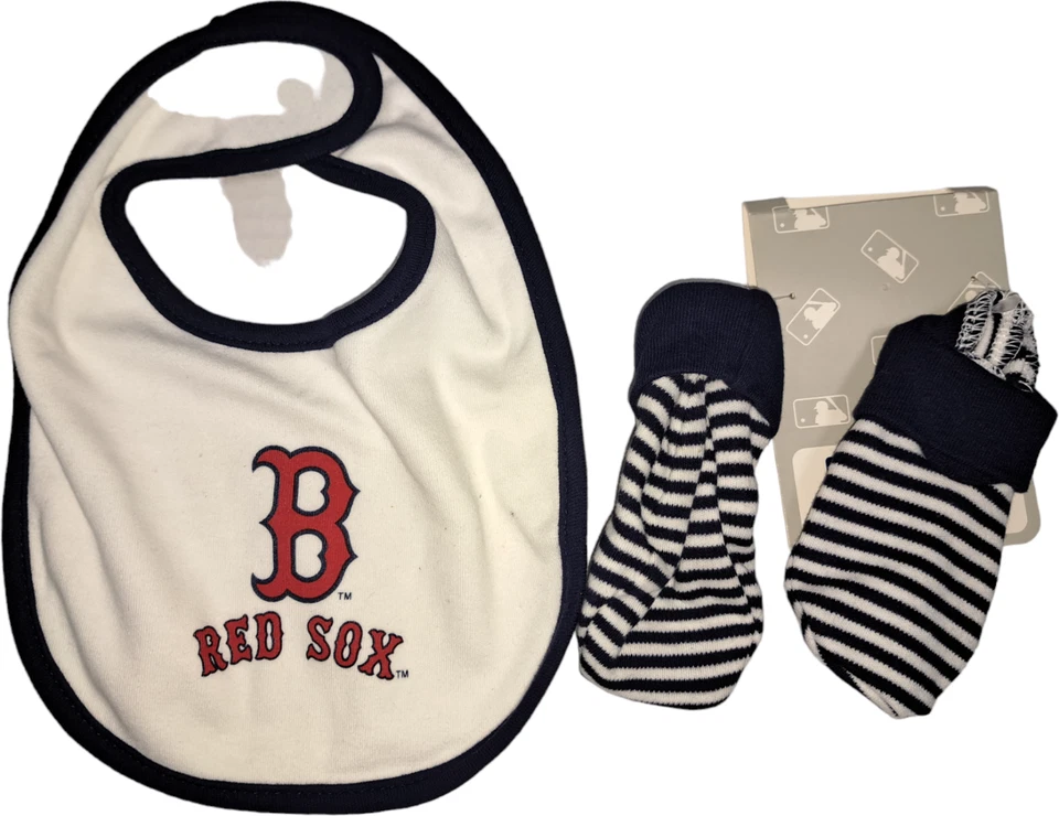 Outerstuff MLB Boston Red Sox Team Set con babero y botines, recién nacido 0-3 meses Foto 1 de 1