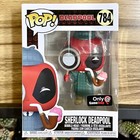 Sherlock Deadpool Bobble-head Funko Pop #784 GameStop Exclusive Brand New!