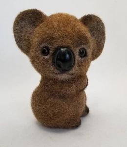 Vintage Flocked Koala Bear - Picture 1 of 4