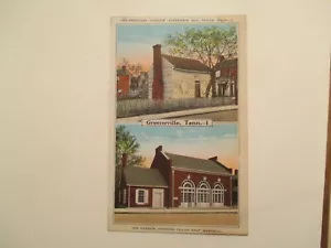 Cartolina Greenville Tennessee Andrew Johnson sartoria multi vista TN - Foto 1 di 2