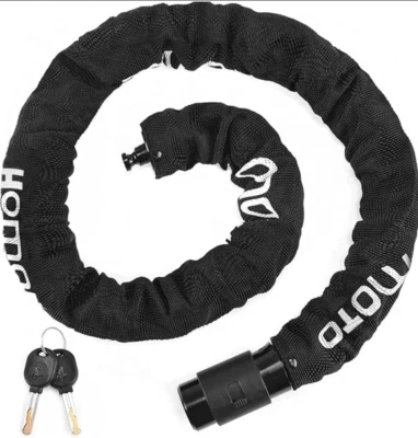 [High Anti-theft Rating] Bike Lock with Key, 100cm Length Bicycle Lock - Image 1 of 4