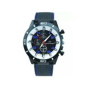 F1 Race GT Watch Black Blue White Car Racing Sports Watches Quick UK Dispatch - Picture 1 of 5