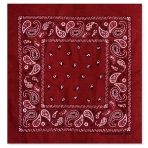 Paisley BANDANA Face Mask Head Wear Cotton USA Biker Scarf Neck Gaiter Head Wrap - Picture 1 of 49