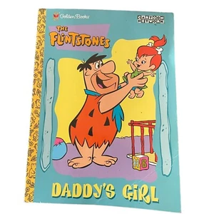 Vintage The Flintstones Daddy’s Girl Coloring Book Golden Book 2001 Unused - Picture 1 of 8