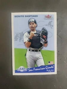 2002 Fleer Tradition Benito Santiago Baseball  Cards #103 NM 000697 read descrip - Picture 1 of 2