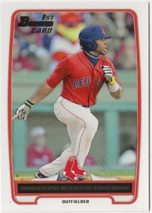 2012 Bowman Prospects #BP66 Jackie Bradley Jr. RC Rookie Red Sox - Bild 1 von 2