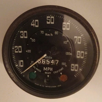 Velocímetro Land Rover Serie 3 British Jaeger SNT 4212 04AS. 1408 Foto 1 de 4