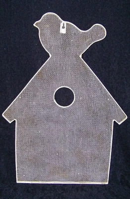 Lone Elm Studios Metal Wall Mount Memo Board Bird House Shabby Yet Chic - Image 1 of 2