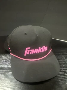 Franklin Sports Performance Workout Cap Black And Pink Breast Cancer Awareness - Picture 1 of 8