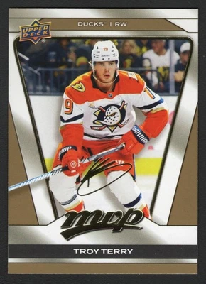 2025-26 NHL UPPER DECK MVP GOLD SCRIPT CARD - [ANAHEIM DUCKS] - 199 Troy TERRY - Image 1 of 2