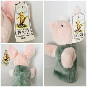Vintage Gund Classic Winnie The Pooh Piglet Hand Plush Puppet - Picture 1 of 3