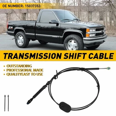 Cable de palanca de cambios de transmisión automática compatible con camioneta Chevrolet K1500 1995-1999 Foto 1 de 4