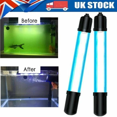 5-13W Aquarium Fish Tank Pond UV Steriliser Light Water Clean Lamp Submersible - Image 1 of 4