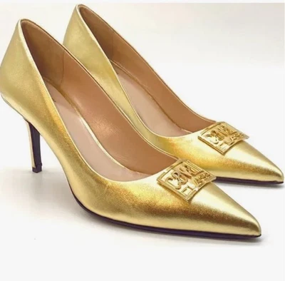 全新 Cavalli 级金色高跟鞋 35 或 5 码 — 第 1/4 张图片