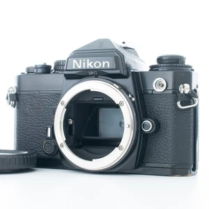 Nikon FE analoge Spiegelreflexkamera schwarz 35 mm Gehäuse aus Japan [sehr guter Zustand +3] #0705a - Bild 1 von 21
