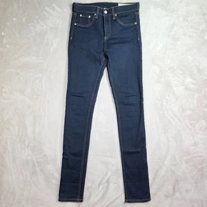 Rag & Bone Jeans Womens 27 Blue Soft Harrow 10 Inch Skinny Made In USA Denim - Picture 1 of 12