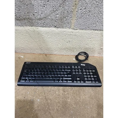 Acer KB-0759 Full Sized Keyboard Black Wired PS/2 QWERTY (Standard) for Desktop - Image 1 of 4