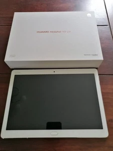 ❌Huawei MediaPad M3 Lite 32GB, 10.1 Zoll  WLAN Simkarte Fingerabdrucksensor Weiß - Bild 1 von 14