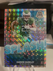2025 Panini Mosaic Saquon Barkley Silver Mosaic Prizm Splash Insert #8 Eagles - Bild 1 von 2