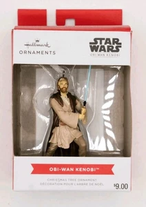 Hallmark Star Wars OBI-WAN KENOBI mit Lichtschwert Christbaumschmuck 3" NEU - Bild 1 von 6