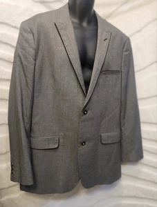Blazer Para Hombre Alfani Calce Ajustado Gris XL Elástico Rendimiento Abrigo Deportivo Trabajo Viaje - Imagen 1 de 15