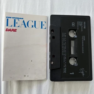 THE HUMAN LEAGUE - DARE Virgin UK VG+ CASSETTE TAPE - Picture 1 of 4