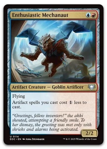Enthusiastic Mechanaut #114 (NM) Edge of Eternities EOC Magic MTG - Picture 1 of 2