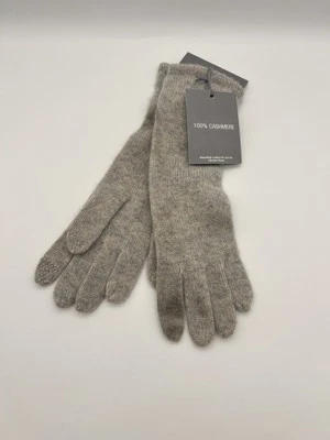Women's Hannah Rose 100% Cashmere Gray Gloves Onesize Nwt - Image 1 of 4