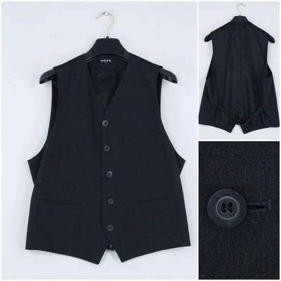 Mens Waistcoat Medium Size US 40 Grey MEXX Formal Wool Dress Vest - Image 1 of 4