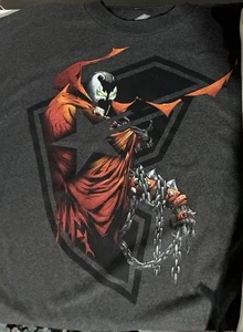 Vintage Famous Stars And Straps Mcfarlane Spawn 20th Anniversary Shirt DC Marvel - Bild 1 von 3