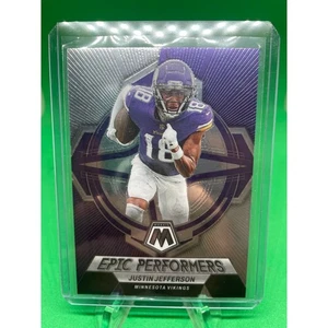 Panini Mosaic Epic Performers 2023 Justin Jefferson Minnesota Vikings #EPJJ - Imagen 1 de 2