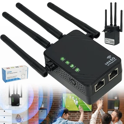 WiFi Extender WiFi Signalverstärker WLAN Repeater 5G & 2.4G Dualband Verstärker - Bild 1 von 4