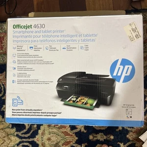 HP Officejet 4630 All-In-One Inkjet Printer +Scan+Copy+WiFi - Only Prints Black - Picture 1 of 7