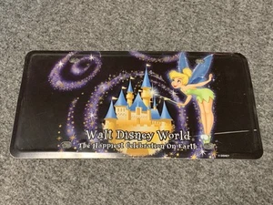 Placa de licencia de la celebración más feliz de Walt Disney World Tinkerbell en la Tierra - Imagen 1 de 2