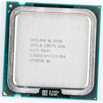 Intel Core 2 Quad Q9505 SLGYY LGA775 2.83GHz Yorkfield 6MB Quad Core Processor - Image 1 of 3