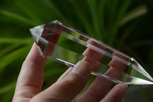 Real Tibet Himalayan Tibetan High Altitude Clear 8 Sided Crystal Quartz Vogel - Picture 1 of 6