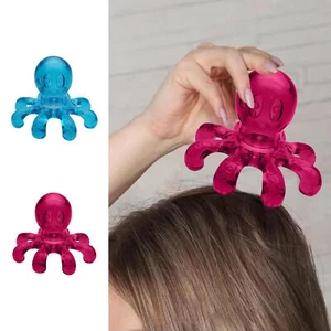 1Pc Hair Massager Scalp Handheld Octopus Head Massager Head Massage Tool - Foto 1 di 12