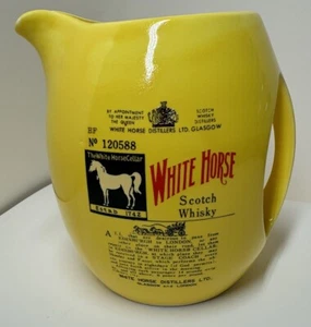Vintage White Horse Scotch Whisky Pitcher | Mid Century | Liquor Advertisement - Picture 1 of 9