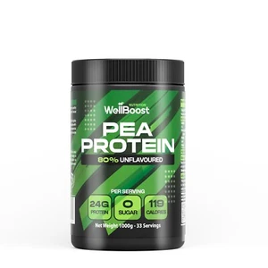 Pea Protein 80% Unflavoured Powder– Vegan, Sugar-Free - Muscle Growth & Fitness - Picture 1 of 7