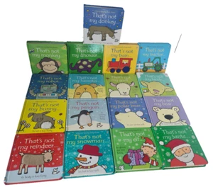 That's Not My Books 17 Piece Book Bundle Reindeer Santa Elf Lamb Dinosaur Robot - Picture 1 of 9