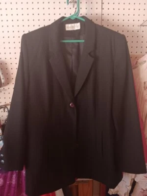 Blazer mujer Giorgio Sant' Angelo negro talla 12 Foto 1 de 2