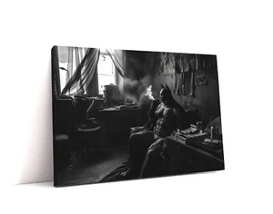 Batman entspannendes Wandbild - Leinwand gespannt - Kiefernholzrahmen - Bild 1 von 3