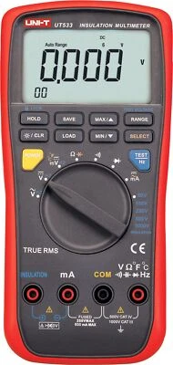 Isolationswiderstand Multimeter Digital Isolationsmessgerät TrueRMS 1000V UT533 - Bild 1 von 4