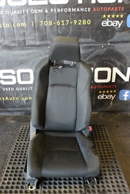 Nissan 350Z 2003-2008 tela eléctrica asiento de pasajero negro OEM Foto 1 de 4