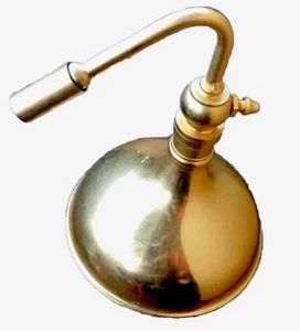 Vintage Solid Brass Perfume Atomizer Bottle Missing Squeeze Bulb - Picture 1 of 3