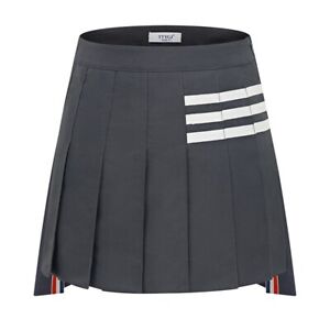 TTYGJ Anti-exposure Women Golf Skirts A-line Mini Dress High Waist Sport Bottoms