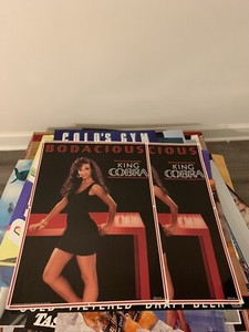 Vintage Poster 28”x20” King Cobra 1989 Bodacious Premium Malt Liquor Anheuser