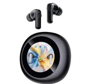 TWS 48h Round LED Touch Screen B.T V5.4 Wireless Earphone ANC+ENC Equaliser IPX5 - Picture 1 of 11
